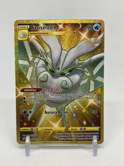 Pokemon TCG Frostmoth 204/192 Rebel Clash Golden Secert Rare NM - Image 1