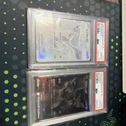 PSA GEM MT 10 Pokemon TCG Reshiram ex 174/086 ZEKROM ex 174/086 BWR - Image 1