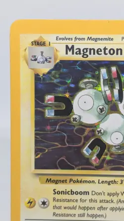 Magneton 11/62 Holo Rare Fossil Pokemon Unlimited Holo MP - Image 2