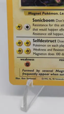 Magneton 11/62 Holo Rare Fossil Pokemon Unlimited Holo MP - Image 5