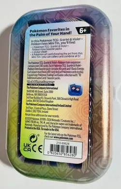 Pokemon Paldean Fates Mini Tin - Finizen Sealed - Image 2