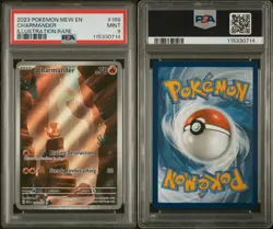 2023 POKEMON MEW EN-151 ILLUSTRATION RARE #168 CHARMANDER PSA 9 - Image 3