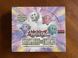 Yu-Gi-Oh! Brothers of Legend 1st Edition Booster Box, Factory Sealed - Image 1