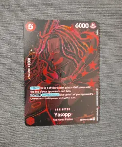 Yasopp OP09-013 SP Foil - Legacy Of The Master English ONE PIECE Minty Fresh - Image 1