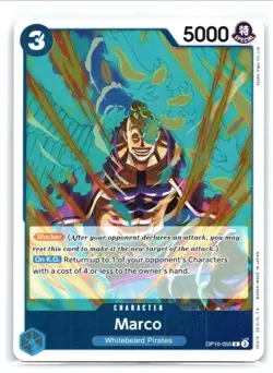 Marco Rare OP10-055 One Piece TCG Royal Blood NM - US SELLER - Image 1