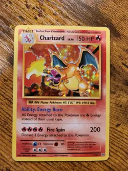 Pokemon TCG Charizard 11/108 Holo Rare Card XY Evolutions - Image 1