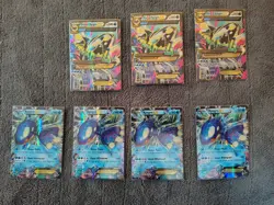 PRIMAL KYOGRE EX STAPLE CARDS, LIGHTLY PLAYED!!! - Image 1