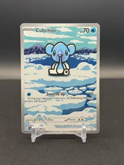 Pokemon TCG Cubchoo Illustration Rare Card 109/086 English Black Bolt - Image 1