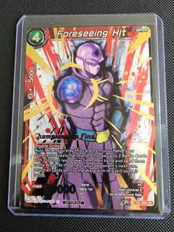 Foreseeing Hit Championship Final Gold Stamped Promo Foil Dragon Ball Super Card - Image 1