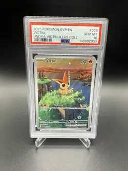 Victini 208 SV Scarlet & Violet Promo Holo Card PSA 10 - Image 1