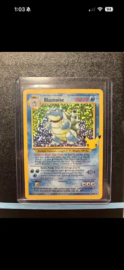 Pokemon TCG Blastoise Holo Rare Card 2/102 Celebrations Classic Collection - Image 2