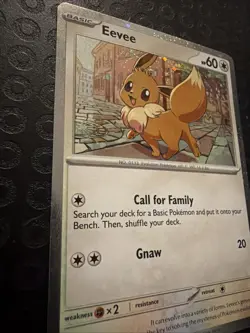 Eevee SVP 200 Black Star Cosmos Holo Promo Destined Rivals Pokemon TCG Card T04 - Image 3