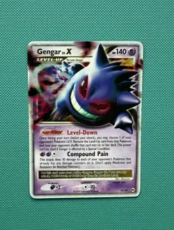 Gengar LV.X Platinum Arceus Holo Ultra Rare Card 97/99 HP - Image 1
