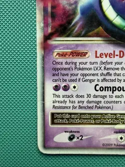 Gengar LV.X Platinum Arceus Holo Ultra Rare Card 97/99 HP - Image 3