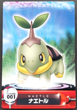 Turtwig Pokemon Card Zukan Japanese Nintendo Rare No. 001 F/S - Image 1