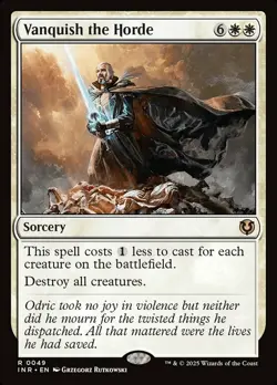 MTG Vanquish the Horde - Foil, Innistrad Remastered, Lightly Played, English - Image 1