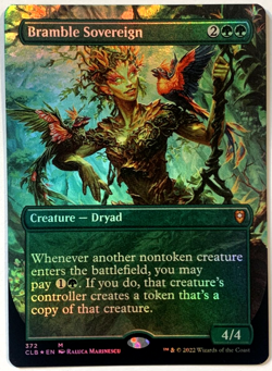 MTG Bramble Sovereign *BORDERLESS FOIL* Commander Legends Baldur's Gate 372 NM - Image 1