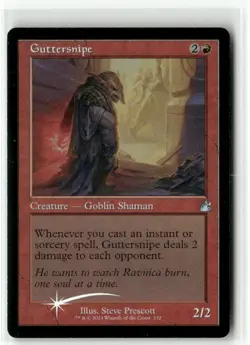 Guttersnipe Retro Frame FOIL Ravnica Remastered MTG NM - Image 1