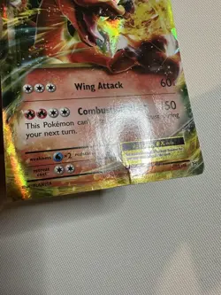 Charizard EX 12/108 Pokemon XY Evolutions Ultra Rare Holo damage crease - Image 4