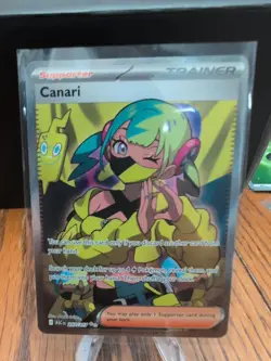 Canari 257/217 Ultra Rare Full Art Pokemon ME Ascended Heroes .Pack Fresh NM 🔥 - Image 1