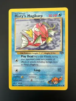 Misty's Magikarp Gym Challenge Set Unlimited 88/132 WOTC LP Pokemon TCG - Image 1