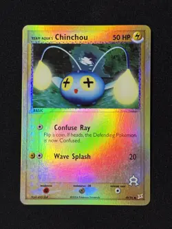 Chinchou #49/95 - Pokemon TCG - EX Team Magma vs. Team Aqua - Reverse Holo - NM - Image 1