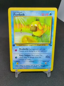 1999 Pokemon 1st Edition Fossil 53/62 Psyduck - Image 1
