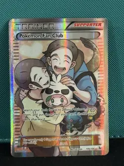 Pokemon Fan Club (106 Full Art) 106/106 Flashfire Holo MP+ - Image 1