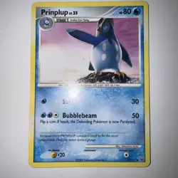 Pokemon TCG Platinum #59/127 Uncommon Prinplup *FREE SHIPPING - Image 1
