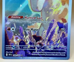 Rapidash 189/182 – Destined Rivals (Illustration Rare) - NM - 2025 Pokemon TCG - Image 3