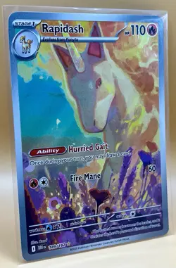 Rapidash 189/182 – Destined Rivals (Illustration Rare) - NM - 2025 Pokemon TCG - Image 5
