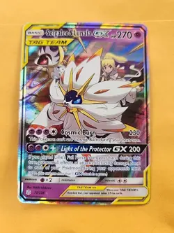 2019 Pokemon Solgaleo & Lunala GX 75/236 Sm-Cosmic Eclipse Holo NM - Image 1
