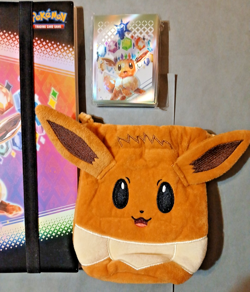 Pokemon TCG, Prismatic Evolutions Eevee Binder, Drawstring Pouch and Sleeves NEW - Image 5