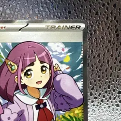 Pokemon Lacey 166/142 Sv07: Stellar Crown Ultra Rare Trainer Full Art Holo - Image 3