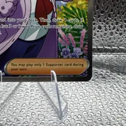Pokemon Lacey 166/142 Sv07: Stellar Crown Ultra Rare Trainer Full Art Holo - Image 4