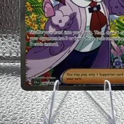Pokemon Lacey 166/142 Sv07: Stellar Crown Ultra Rare Trainer Full Art Holo - Image 5