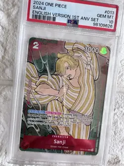 Sanji (English Version 1st Anniversary Set) OP01-013 One Piece Promotion... - Image 2