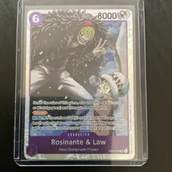 Rosinante & Law EB04-038 Character One Piece 8000 Power 6 Cost Blocker - Image 1