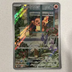 Pokemon Charmander 044 Scarlet & Violet Promo Holo 60 HP Heat Tackle Card - Image 1
