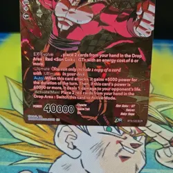 Bandai Dragon Ball Super Card Game Hyper Evolution Son Goku BT3-123 SCR Secret … - Image 3