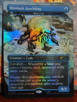 Mirelurk Hatchling - Ruin Crab - FOIL - MTG Secret Lair x Fallout BONUS Card - Image 1