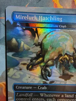 Mirelurk Hatchling - Ruin Crab - FOIL - MTG Secret Lair x Fallout BONUS Card - Image 2