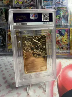 POKEMON 1999 BURGER KING CHARIZARD GOLD CARD PSA GRADE 8 - Image 3
