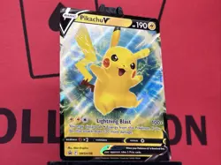 Pikachu V SWSH198 Black Star Promo Ultra Rare Holo Pokemon Card - Image 4