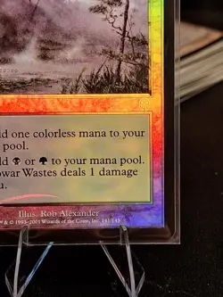 Llanowar Wastes FOIL - MTG Magic Apocalypse Beautiful Card - Image 4
