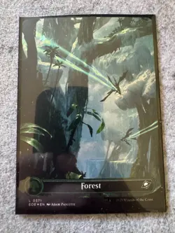 EOE0371 Forest (Borderless) (Galaxy Foil) Edge of Eternities Foil - Image 1