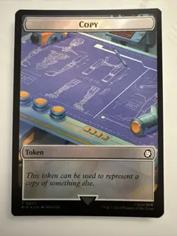 Radiation 0022 Copy 0001 Foil Token Fallout PIP MTG Magic Gathering Pack Fresh - Image 2