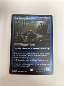 Sai, Master Thopterist Foil Etched MTG - Image 1