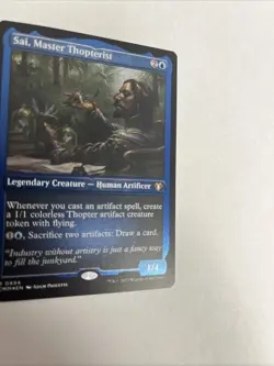Sai, Master Thopterist Foil Etched MTG - Image 2