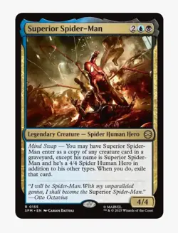 Superior Spider-Man | MTG Marvel SPM | Rare Dimir Legendary Spider Hero | NM - Image 1